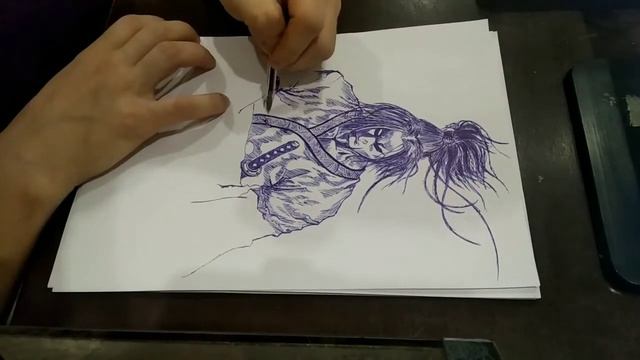 Рисуем самурая смотреть онлайн