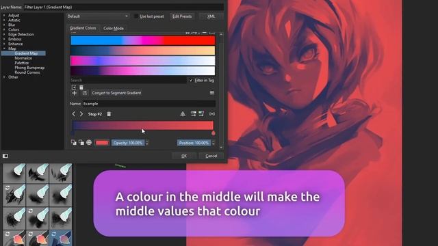 Krita Tips - Gradient Maps