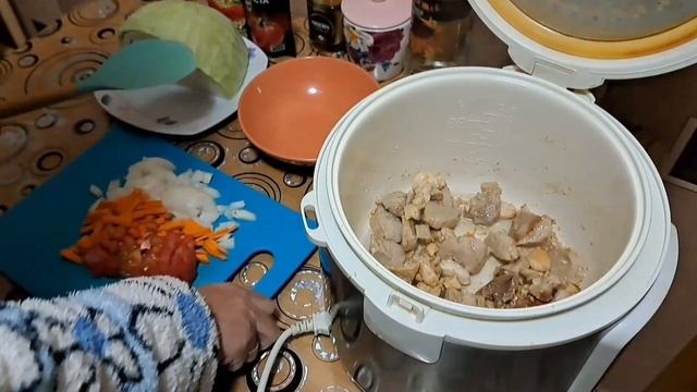 ТУШЕНАЯ КАПУСТА В МУЛЬТИВАРКЕ.