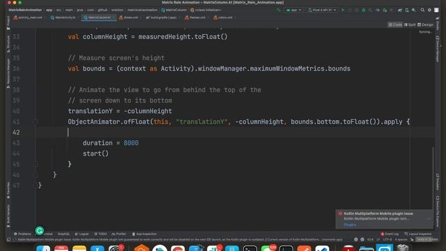 Matrix Rain Animation in Android смотреть онлайн