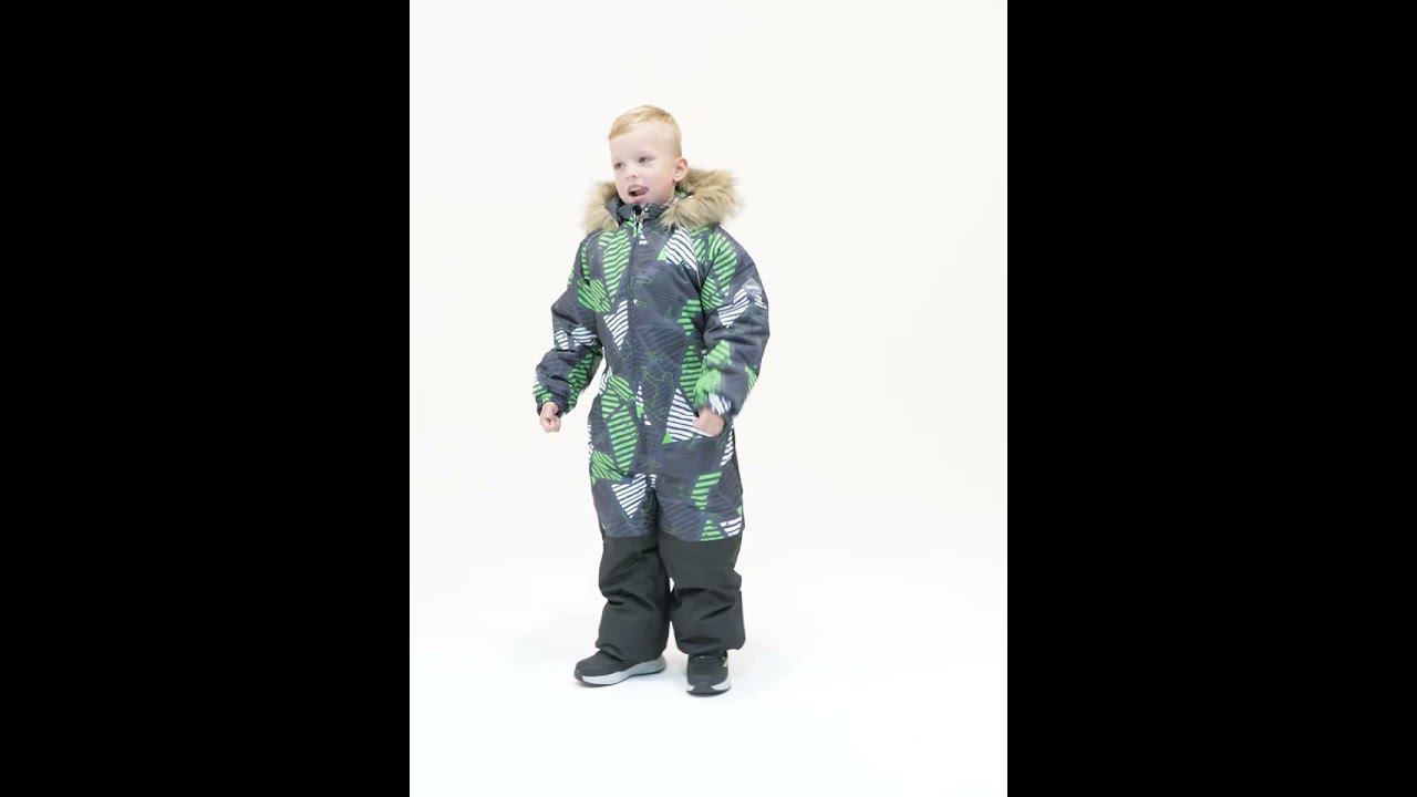 Huppa, Зимний Комбинезон WILLE 36430030-32587 (зеленый, черный, принт) смотреть онлайн
