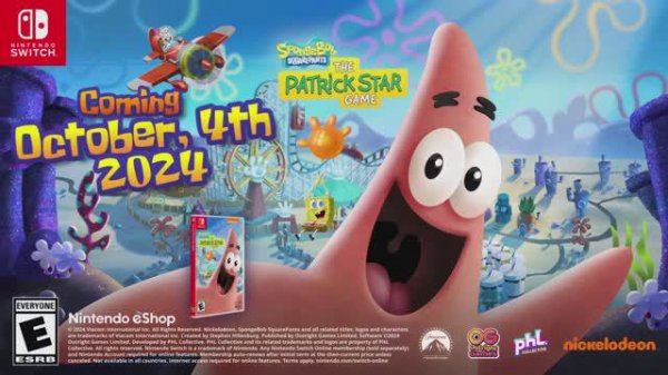 SpongeBob Squarepants: The Patrick Star Game | Официальный трейлер | Nintendo Direct