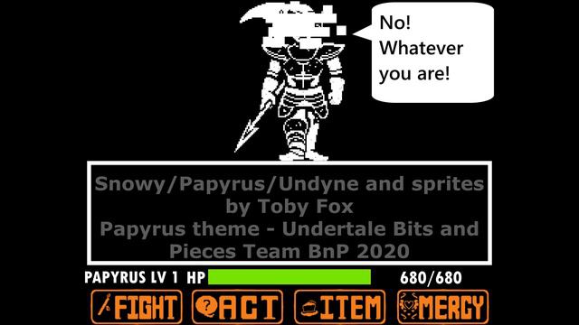 DUSTTALE [Spear Of Vengeance] (ANIMATION SHOWCASE) | Snowdin Encounter (part 1)