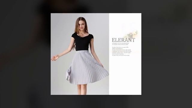Одежда с Aliexpress - Винтажная шифоновая юбка ANASUNMOON смотреть онлайн