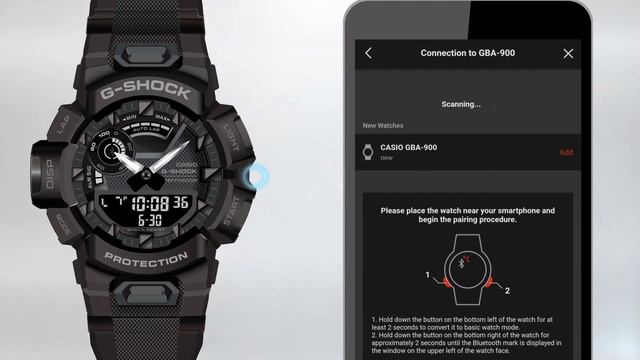 Tips Vol.01: How to pair with your smartphone | CASIO G-SHOCK GBA-900 смотреть онлайн
