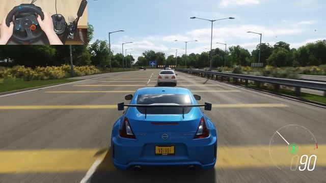 Nissan 370Z (Forza Horizon 4) Logitech G29 Gameplay смотреть онлайн