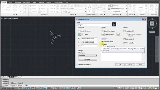 AutoCAD 2012 Urdu Tutorial Pt 11 Creating Blocks YouTube смотреть онлайн