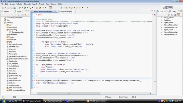 PHP Tutorial-geolocation using google and yahoo api смотреть онлайн