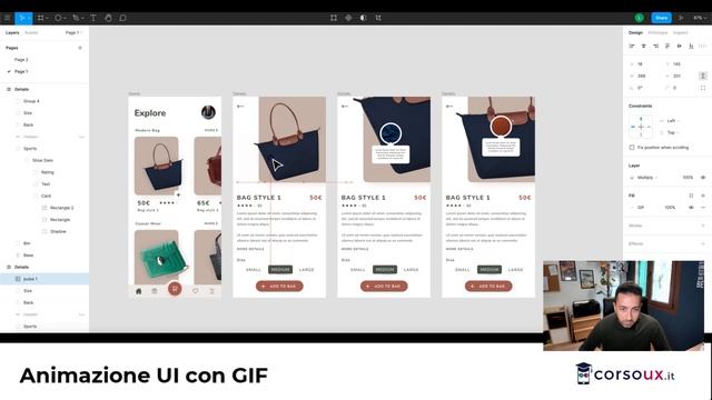 Animazione UI - Usare le GIF su Figma смотреть онлайн