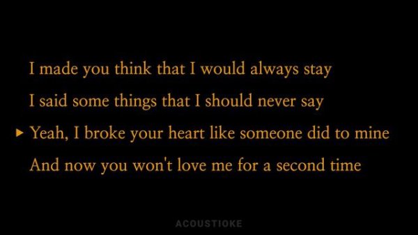 Save Your Tears - The Weeknd [Acoustic Karaoke]