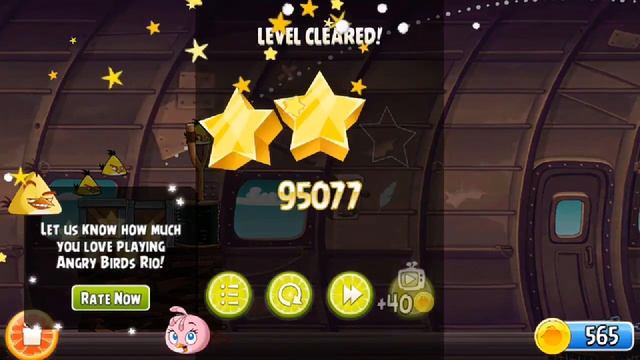 Angry Birds Rio Smugglers' Plane All levels смотреть онлайн