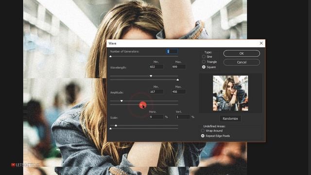 Easily Create an Awesome Glitch PSD Photo Template in Photoshop смотреть онлайн