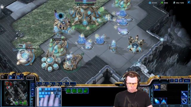 PvT - Blink Disruptor vs Marine Marauder Medivac brute force style смотреть онлайн