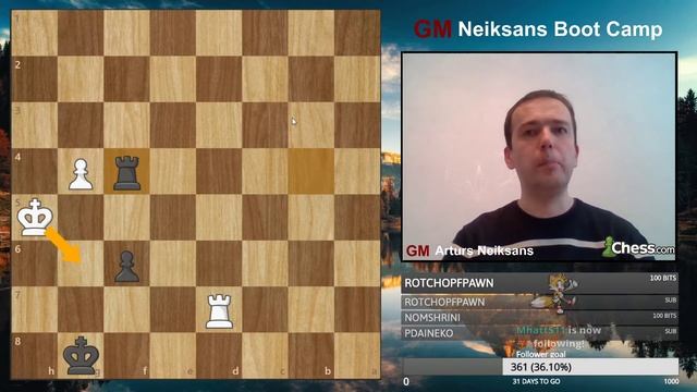 GM Neiksans Boot Camp #1 - the beginning! Rook Endgames смотреть онлайн