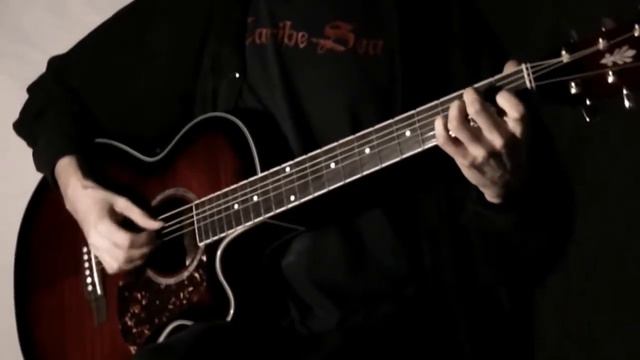 Кино Спокойная ночь│Fingerstyle guitar SOLO cover табы смотреть онлайн