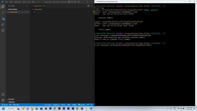 what are commits in GitHub | git checkout command | #6 смотреть онлайн