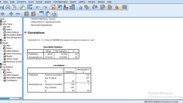 Pearson Correlation SPSS 20 смотреть онлайн