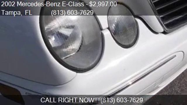 2002 Mercedes-Benz E-Class E320 4dr Sedan for sale in Tampa, смотреть онлайн