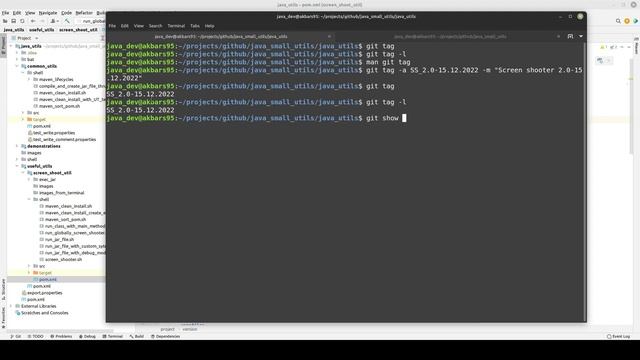 How to create git tag thru linux terminal? How to push tag to remote? L25 смотреть онлайн