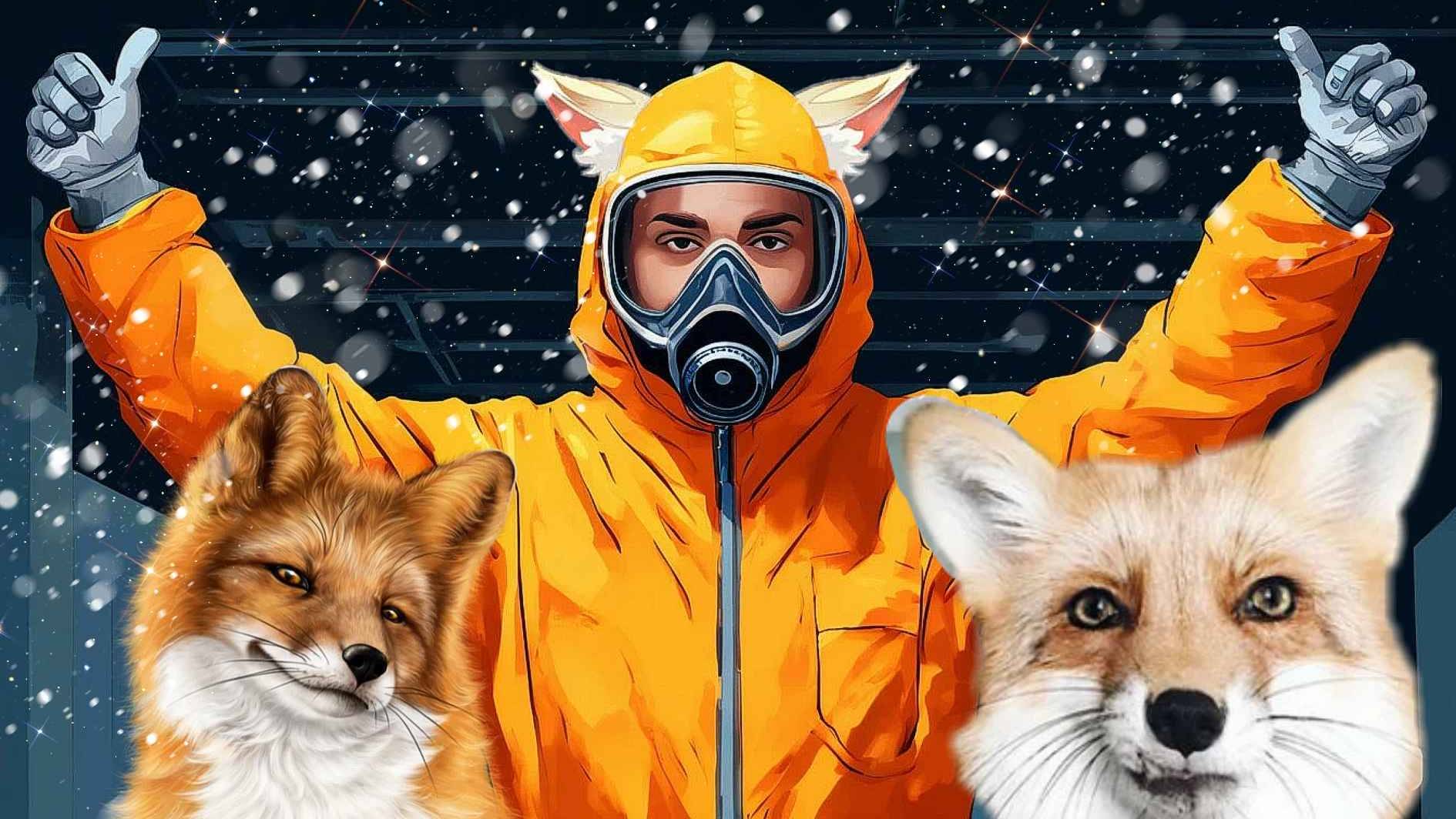 ЛИСА🦊 в поисках ЛИСЫ🦊 в Lethal Company. Кто из нас настоящая? #lethalcompany #летальнаякомпания