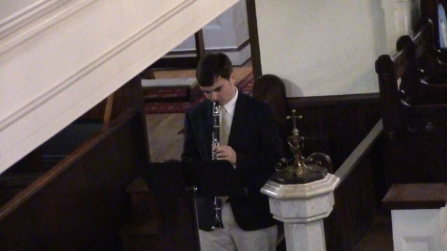 Youth Sunday, St. John's Church. Thomas Miller on clarinet. смотреть онлайн