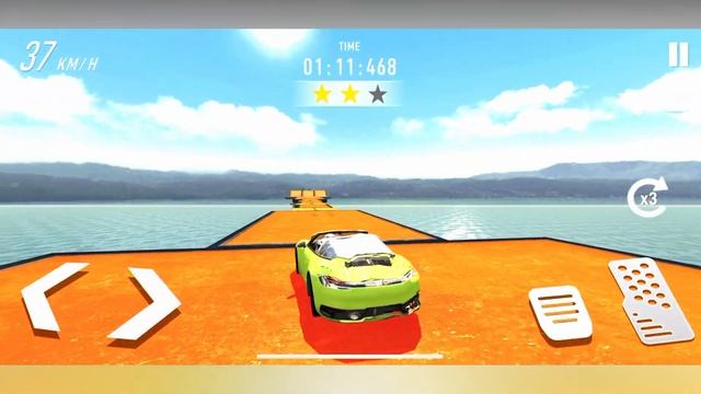 Car Stunt Races Mega Ramps 60fps Ultra Graphics Gameplay - Mega Stunt Car Race Game #5 смотреть онлайн