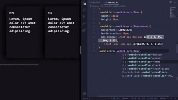 ?CSS Stacked Card List | HTML & CSS