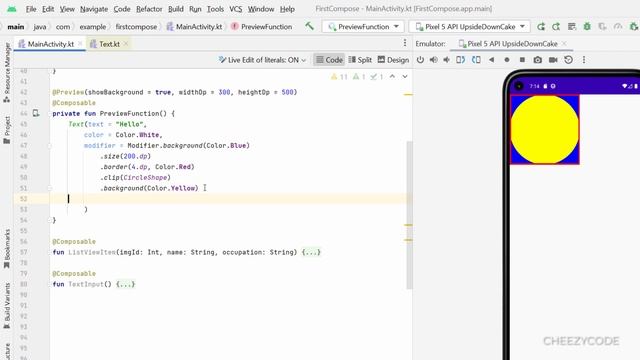 Android Jetpack Compose Modifiers Tutorial | CheezyCode Hindi смотреть онлайн