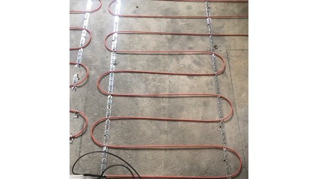 Монтаж Электрического тёплого пола,одножильный!! смотреть онлайн