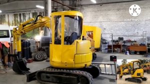 тент на кабину мини экскаватора Komatsu pc28uu,закрыть кабину экскаватора,мягкие окна на экскаватор