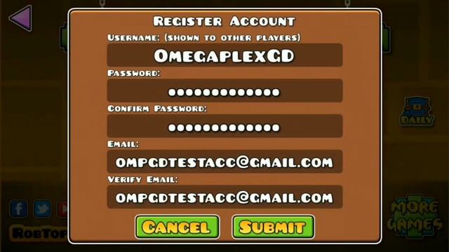 Как создать аккаунт в geometry dash на телефоне? смотреть онлайн