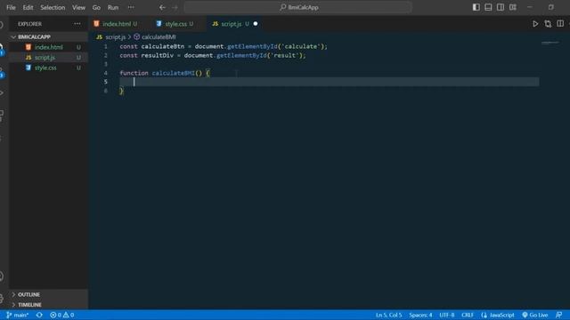 Building a BMI Calculator with JavaScript HTML CSS смотреть онлайн