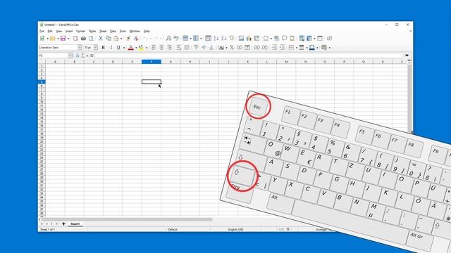 LibreOffice Writer/Calc Search Command "Search for actions, text, help and more" Commands Palette смотреть онлайн