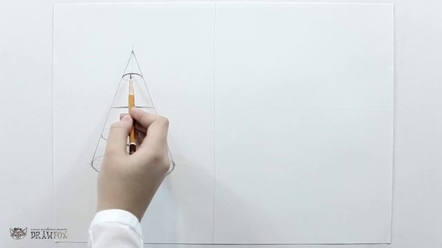 DrawFox. Рисунок карандашом для начинающих. Урок 2-1. Построение геометрических фигур с кривизной. смотреть онлайн