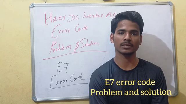 Haier dc inverter ac error code E7 problem and solution, E7 error code in haier dc inverter Ac смотреть онлайн