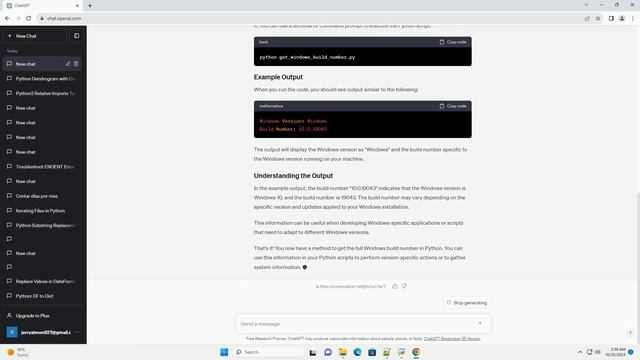 Is there a method to get a full windows build number in python смотреть онлайн