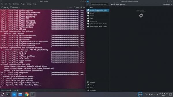 yandex browser beta yandex browser ffmpeg codecs update hook install AUR kde archlinux