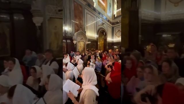 Феодоровская икона прибыла в Москву. 800 человек молились с нами на молодежном молебне! смотреть онлайн