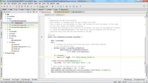 Google Map API : Custom Map Style Android Studio Tutorial
