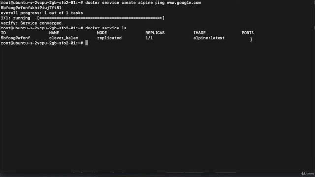 3 Create Service on Docker Swarm смотреть онлайн