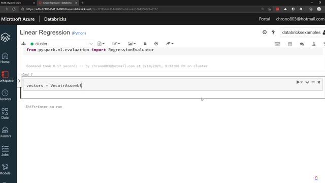 Perform Linear Regression in Azure Databricks with MLLib смотреть онлайн