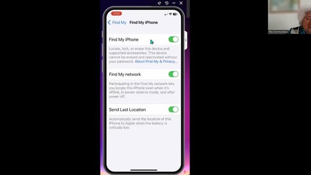 Включаем функцию Найти телефон (Find my iPhone) смотреть онлайн
