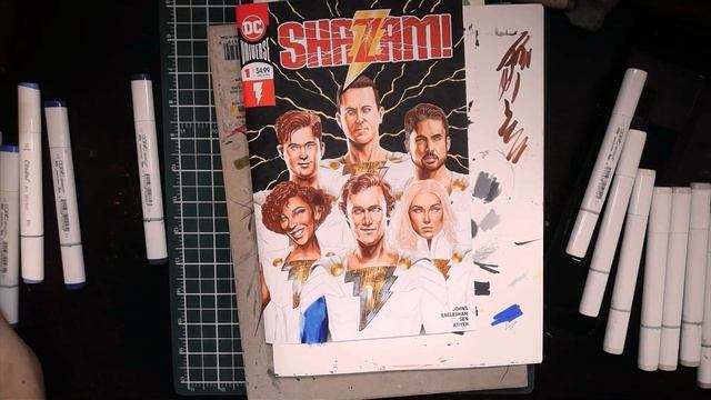 Drawing Shazam Family Sketch Cover смотреть онлайн