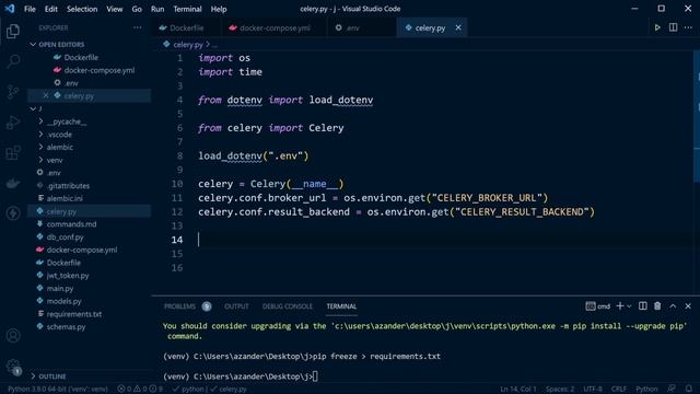 FastAPI Celery, Flower and Docker смотреть онлайн