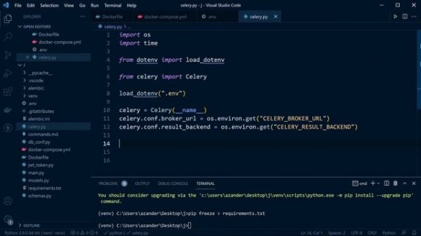 FastAPI Celery, Flower and Docker