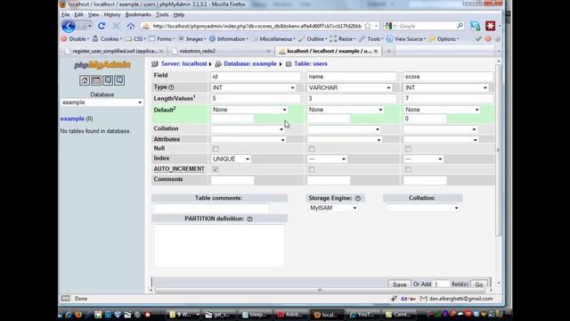 Create a MySQL Database Using PhpMyAdmin (Flash Game with Actionscript 2.0 - part19) смотреть онлайн