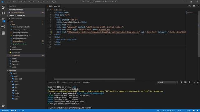 Proyecto Full Stack GraphQL Spring Boot Angular: Capítulo 7: Crear el Frontend смотреть онлайн