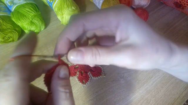 ВЯЖЕМ КРАСИВЫЙ МОТИВ ЦВЕТОК МК смотреть онлайн