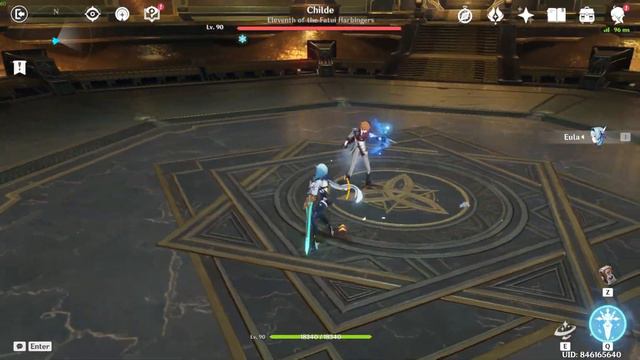 Eula R5 Snow-Tombed Starsilver & Skyward Pride Vs Childe Boss | 🙦 Genshin Impact 🙤 смотреть онлайн