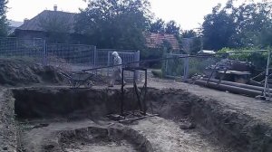 Подъемник для тачки. Копка котлована